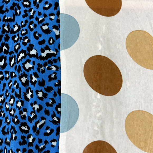 A Rare Bird Poncho Cardigan Womens One Size Ruffle Polka Dot Boho Artsy NEW - Picture 12 of 13